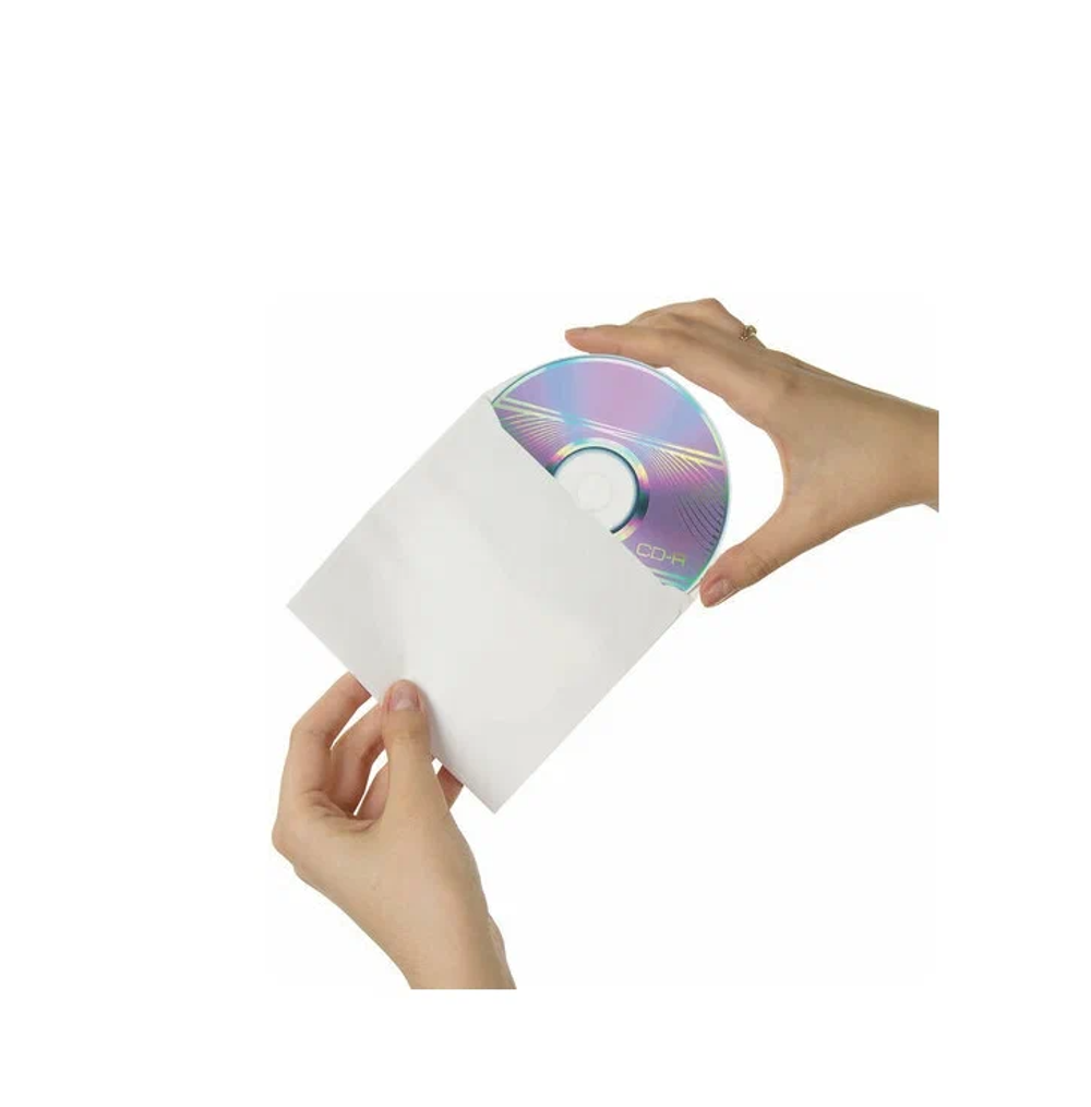 Конверт для CD/DVD бумажный SmartTrack (100шт)
