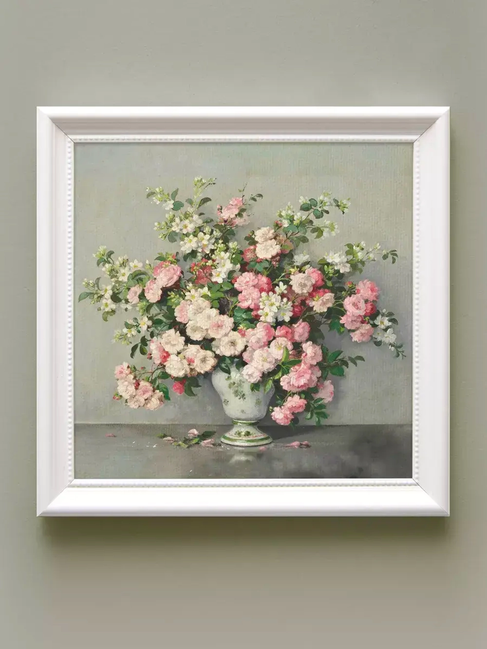 Картины на стену интерьерная на холсте 4 шт, 23*23 см