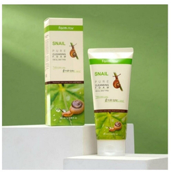 Farmstay пенка очищающая с экстрактом улитки Snail Pure Cleansing Foam, 180 мл