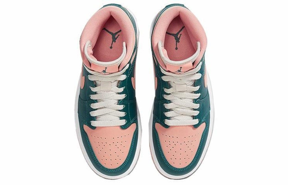 Кроссовки Jordan Air Jordan 1 Mid "Dark Teal Green" (Женская размерная сетка)