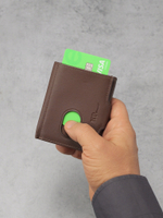 B123322R Cognac - Портмоне с RFID защитой MP