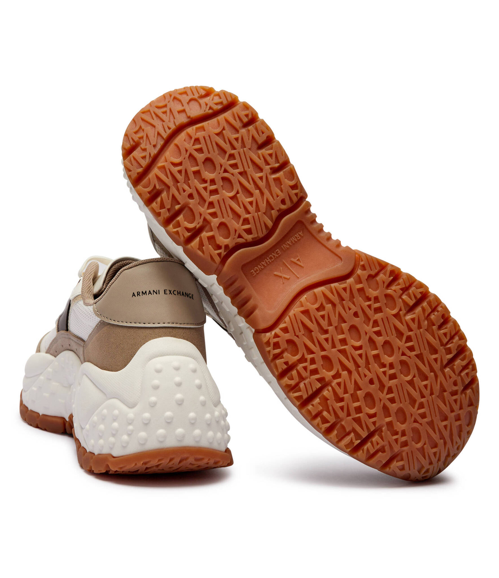 Кроссовки Armani Exchange - бежевый(XDX171 XV898)