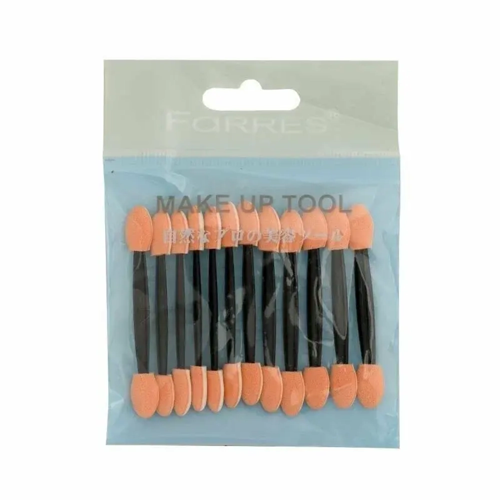 FARRES 6139 Набор аппликатор д/теней двухсторонний длинный '