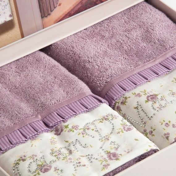 Набор полотенец ROSES- РОСЭС 2пр 50х100 Maison Dor (Турция)