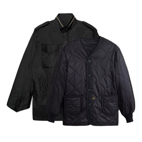 Куртка Alpha Industries M-65 и лайнер ALS/92 Black (Черный)