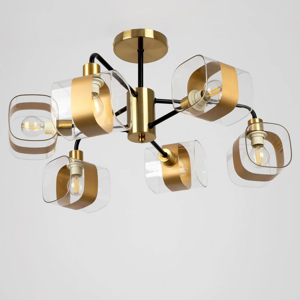 Citilux Бертон CL140161 Люстра потолочная Бронза