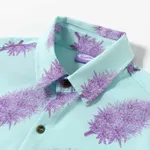 Рубашка YMKASHIX California Flower Голубая