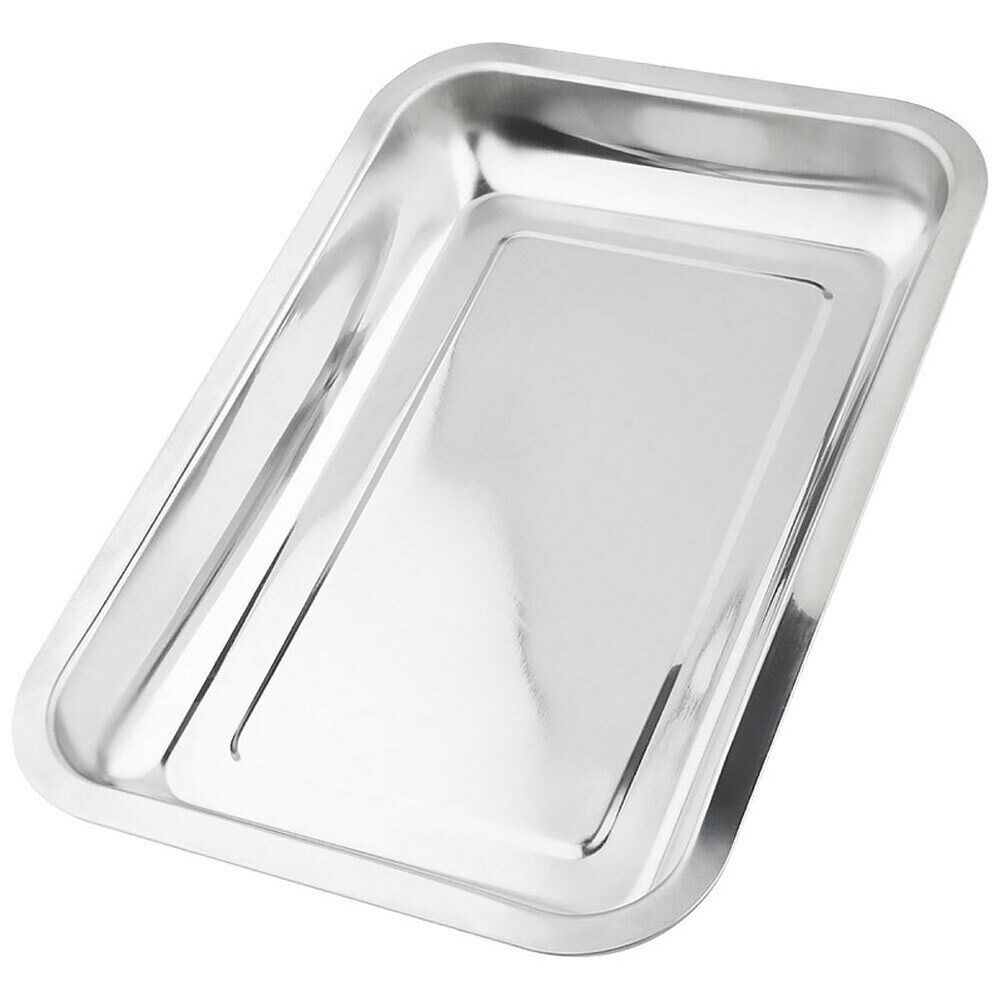 Противень 31*21*4см нерж глубокий "Domestico"