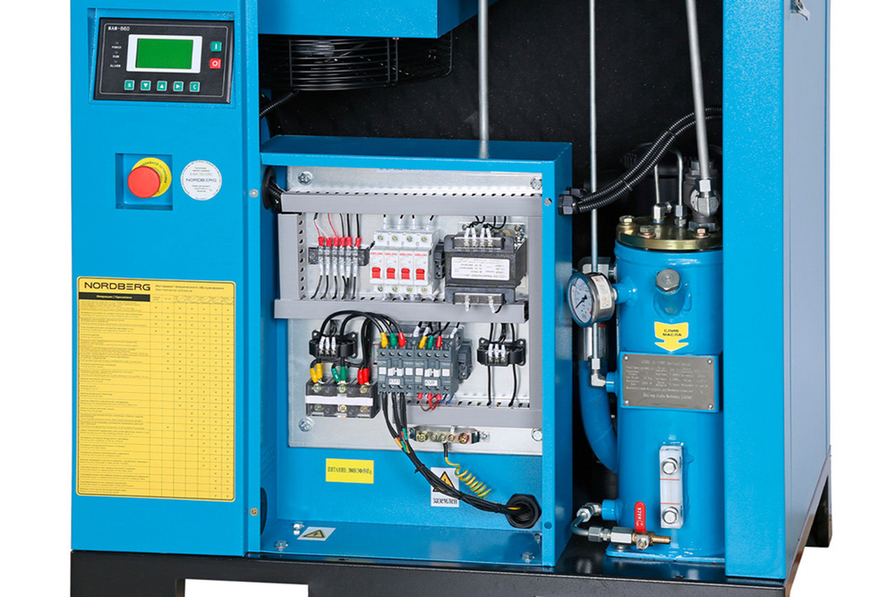 NORDBERG (NCC10) Компрессор винтовой, 7,5 кВт, 10 бар, 900 л/мин, без ресивера