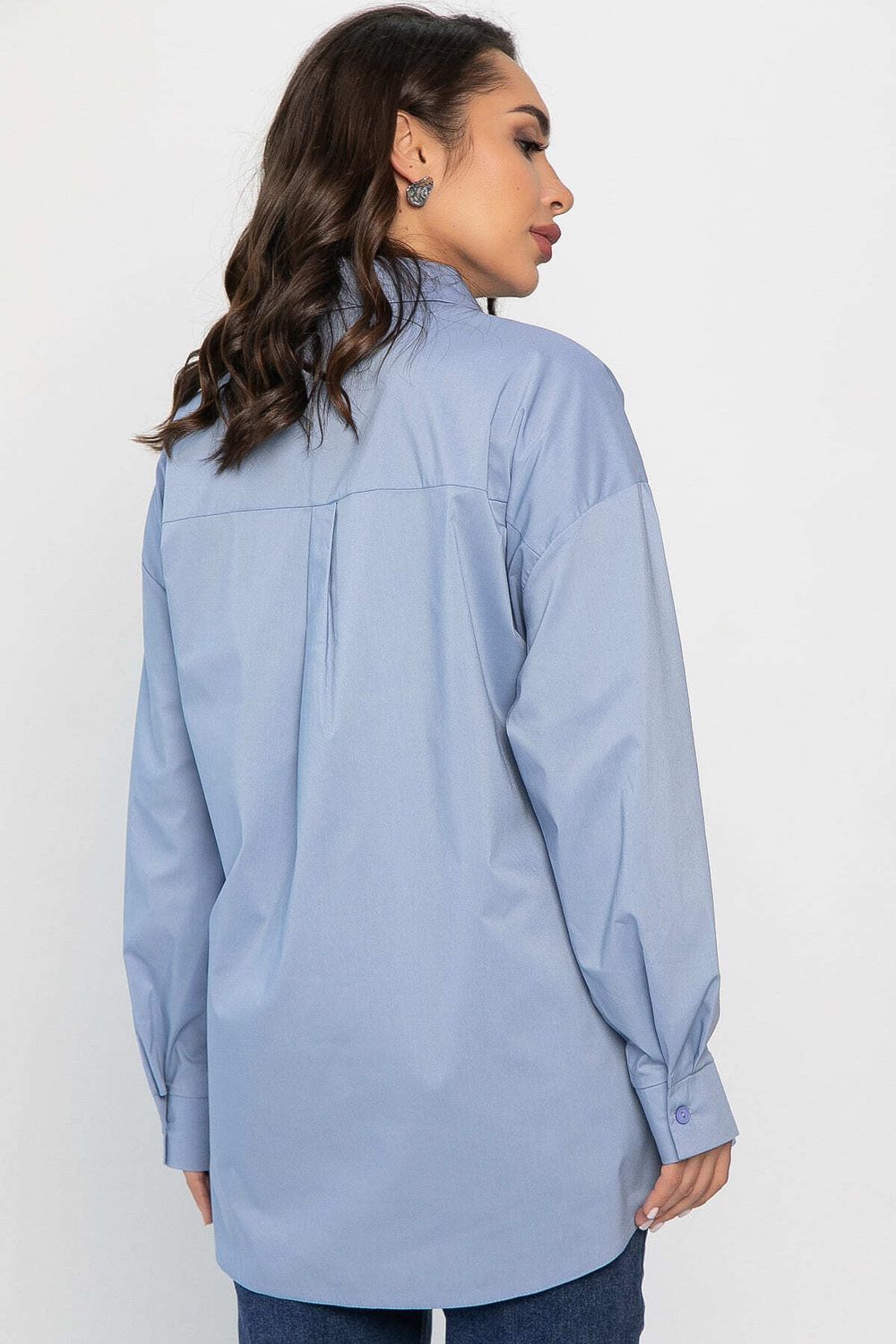 Рубашка Антария (серо-голубая) Б14190-5М LT Collection