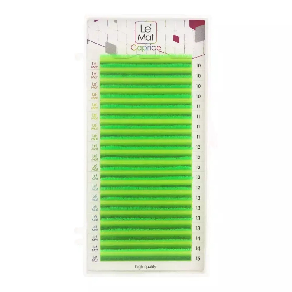 Ресницы Neon Green Le maitre Caprice  20 ЛИНИЙ