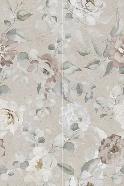 Панно Риккарди 1 серый светлый матовый обрезной (AZ/A051/2x/14058R)