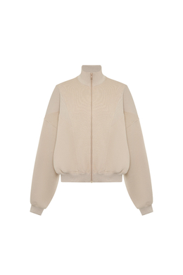 Олимпийка с рельефными швами Крем