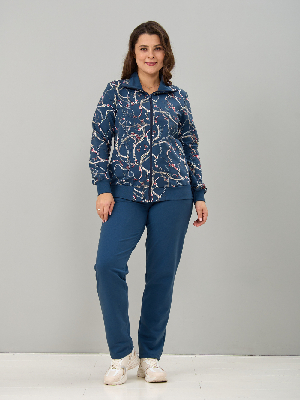 Брюки Б-028/светлый-индиго