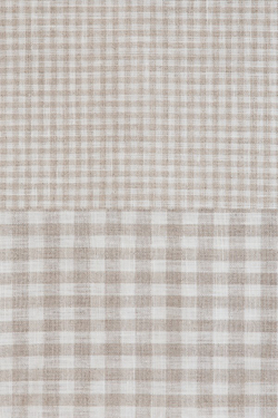 Набор полотенец 2 шт Luxberry Timeless белый/натуральный в клетку Литва