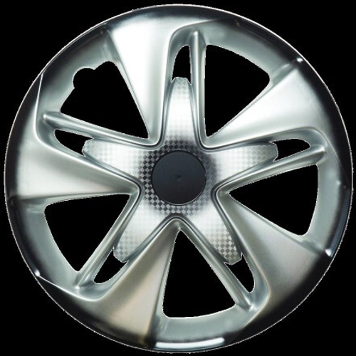 Колпак колеса R16 Супер Астра серебристо-черный 2шт (в мешке 6 упак) (LION)