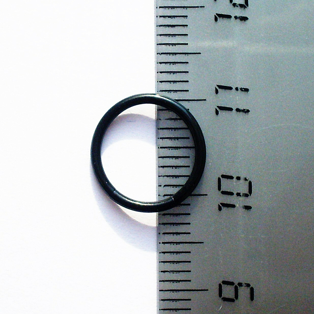 Кольцо сегментное 10 мм, толщина 1,2 мм для пирсинга . Сталь 316, титановое анодирование. 1 шт
