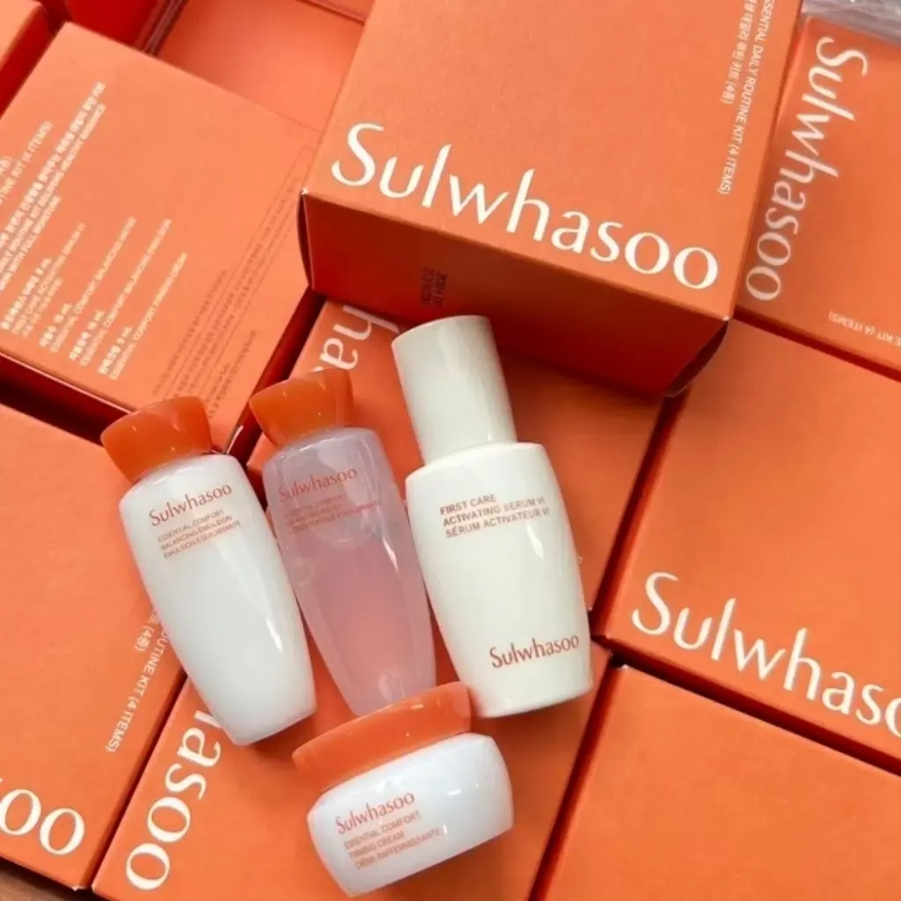Sulwhasoo Essential Daily Routione Kit 4 items - Набор миниатюр для укрепления кожи лица