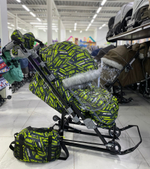 Коляска комбинированная «Ника Детям 7-8SK» лимонный (арт. НД7-8SК/4)