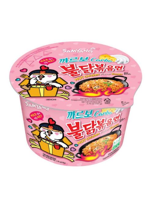 Лапша Samyang Острая курица Кабонара 105 г