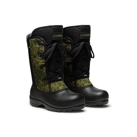 Боты мужские утепленные цифра черный COMRADE