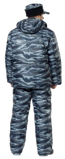 Костюм зимний "Охрана"полукомбинезон (КМФ город)