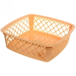 Сухарница пластиковая «Астория» 23*23*7,5см, облепиха