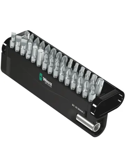 Набор бит Wera Bit-check 30 Metal 1 05057434001