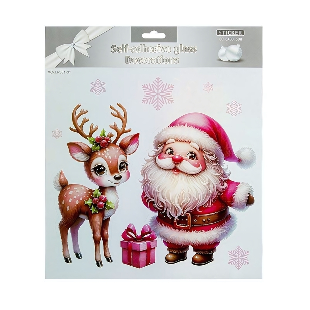 Наклейка декоративная новогодняя 305х307 0703.219 (АртДизайн)