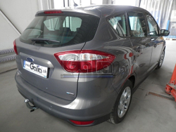 Фаркоп оцинкованный Galia F091C для Ford Focus хетчбек 2004-2011, 2011-, Ford C-MAX 2003-2011, 2011-(паспорт и сертификат в комплекте)(без электрики)