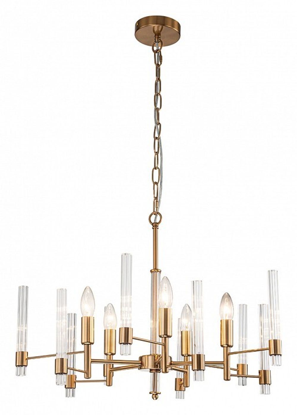 Подвесная люстра Indigo Favara 11040/5P Brass