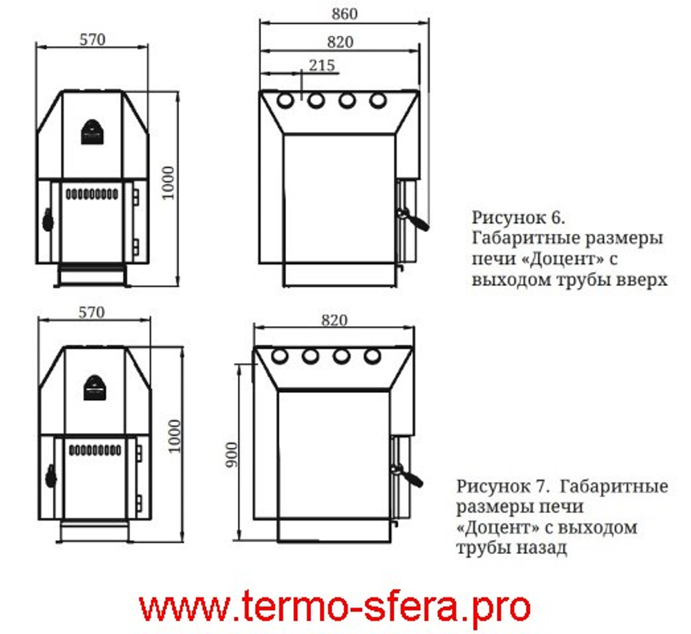 Отопительная конвекционная печь ТМФ Доцент, СД, ТВ