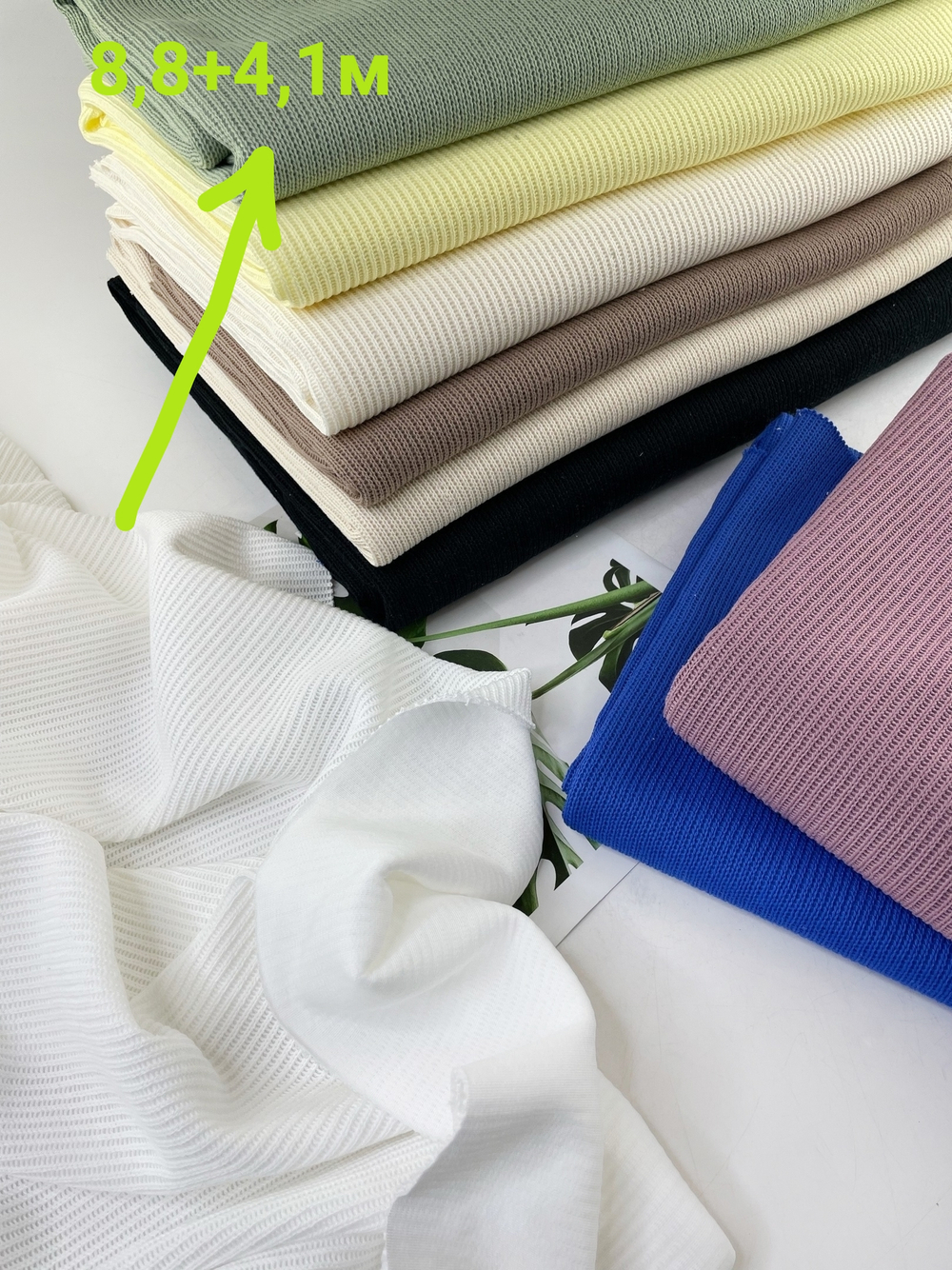 ПОЛЫНЬ - Средняя Английская вязка на стабилизирующем трикотаже (Елена)