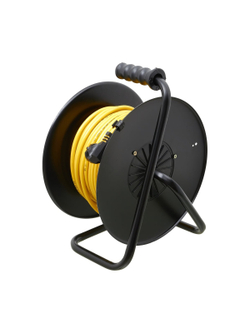 Силовой удлинитель на катушке Inforce 4 гнезда, с/з ПВС 3х1,5 16A 30м IP44 GRANITE ZG 09-15-05