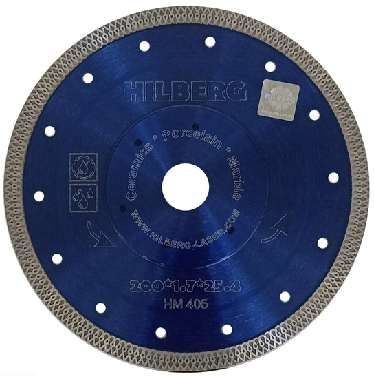Диски алмазные для Плиткорезов 200 Hilberg ультратонкий