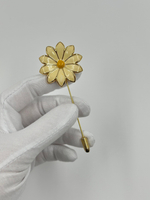 Брошь булавка Ромашка