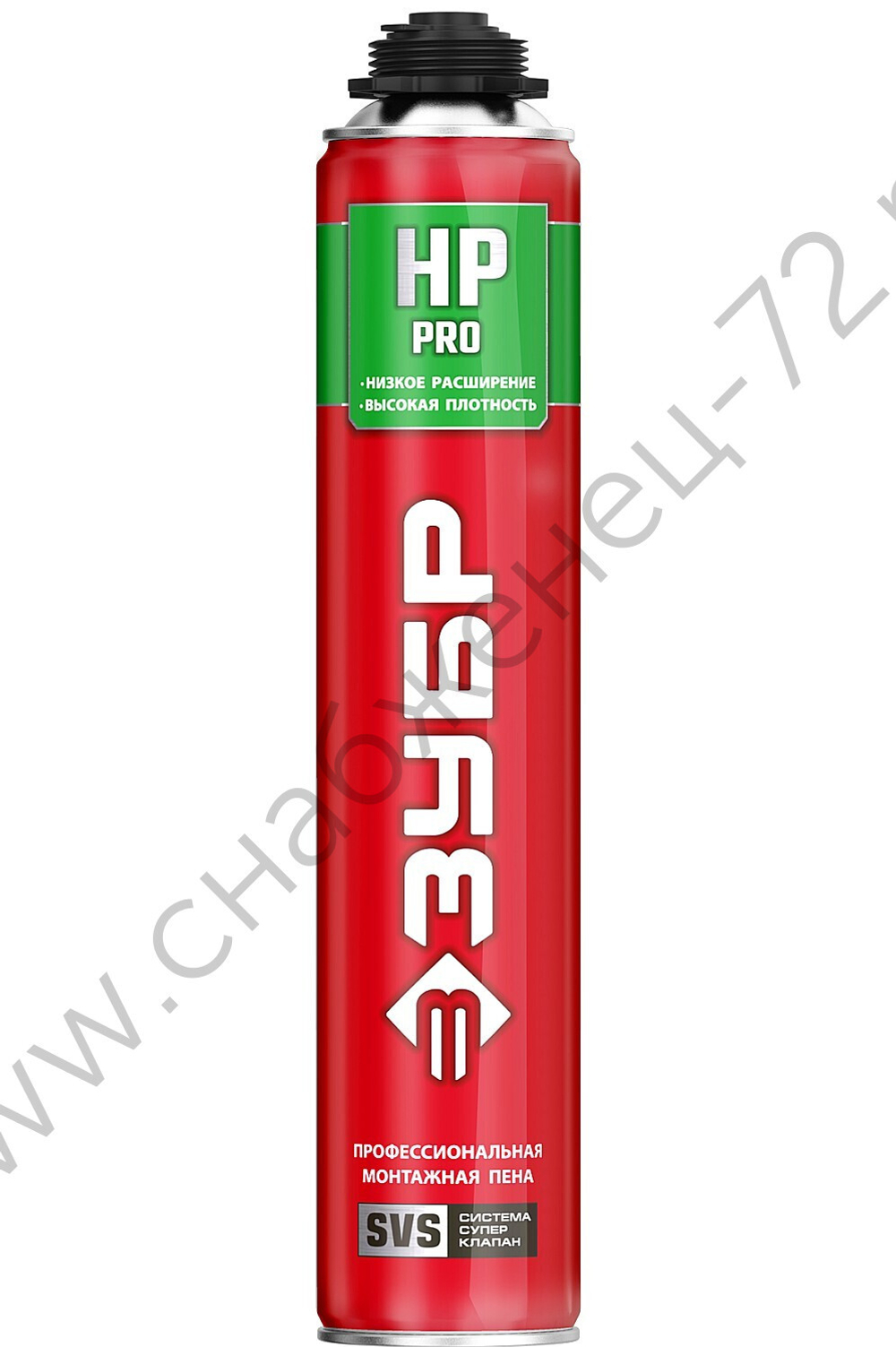 ЗУБР PRO HP с низким расширением, 800 мл, выход до 50л пистолетная, Монтажная пена (41148)