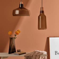 Ваза 35см Nude Glass Инка серая