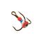 Тройник MUSTAD №14 3D глазок с эпоксидом 109P с фосфором (TRMS-14-E-109P) Helios
