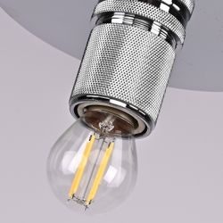 Подвесной светильник RH Utilitaire Disk Shade Pendant Silver