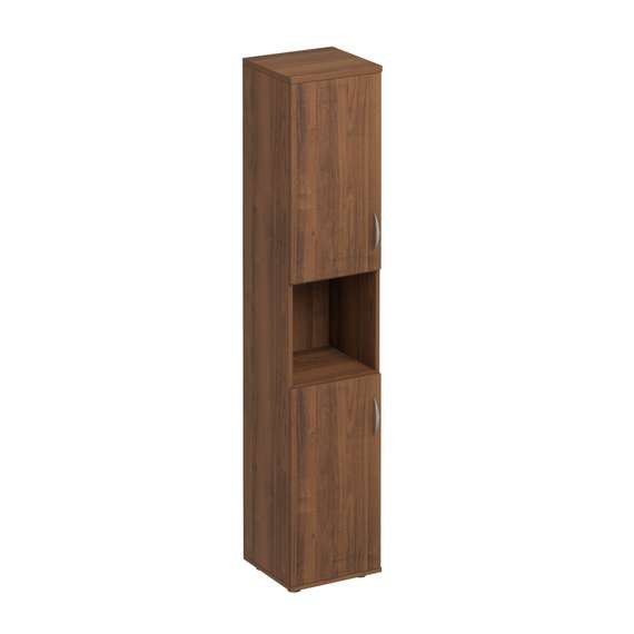 Шкаф для документов узкий 2-дверный с нишей К.384