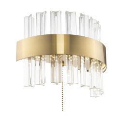 Citilux Рианна CL337313 LED Бра хрустальное с выключателем Бронза