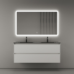 Тумба подвесная под раковину Sancos Cento белый глянец, 1190х450х500