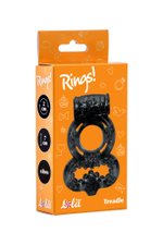 Эрекционное кольцо Rings Treadle black 0114-62Lola