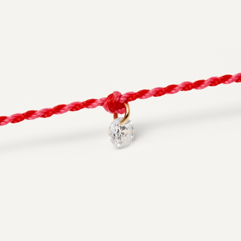 Анклет Плетеный Твой Цвет – Маленький кристалл