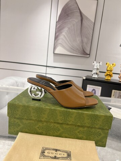 Gucci Interlocking G Heel Sandal 5.5 cm