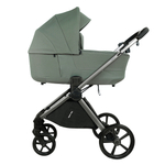 Коляска 2 в 1 Pituso Teffy Sage Green шасси Graphite