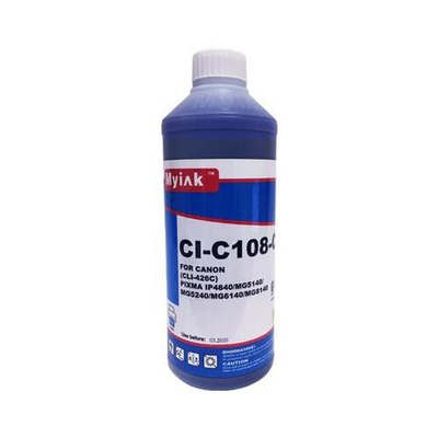 Чернила для CANON CLI-426/526/726C (1л, cyan Dye) CI-C108-C Gloria™ MyInk