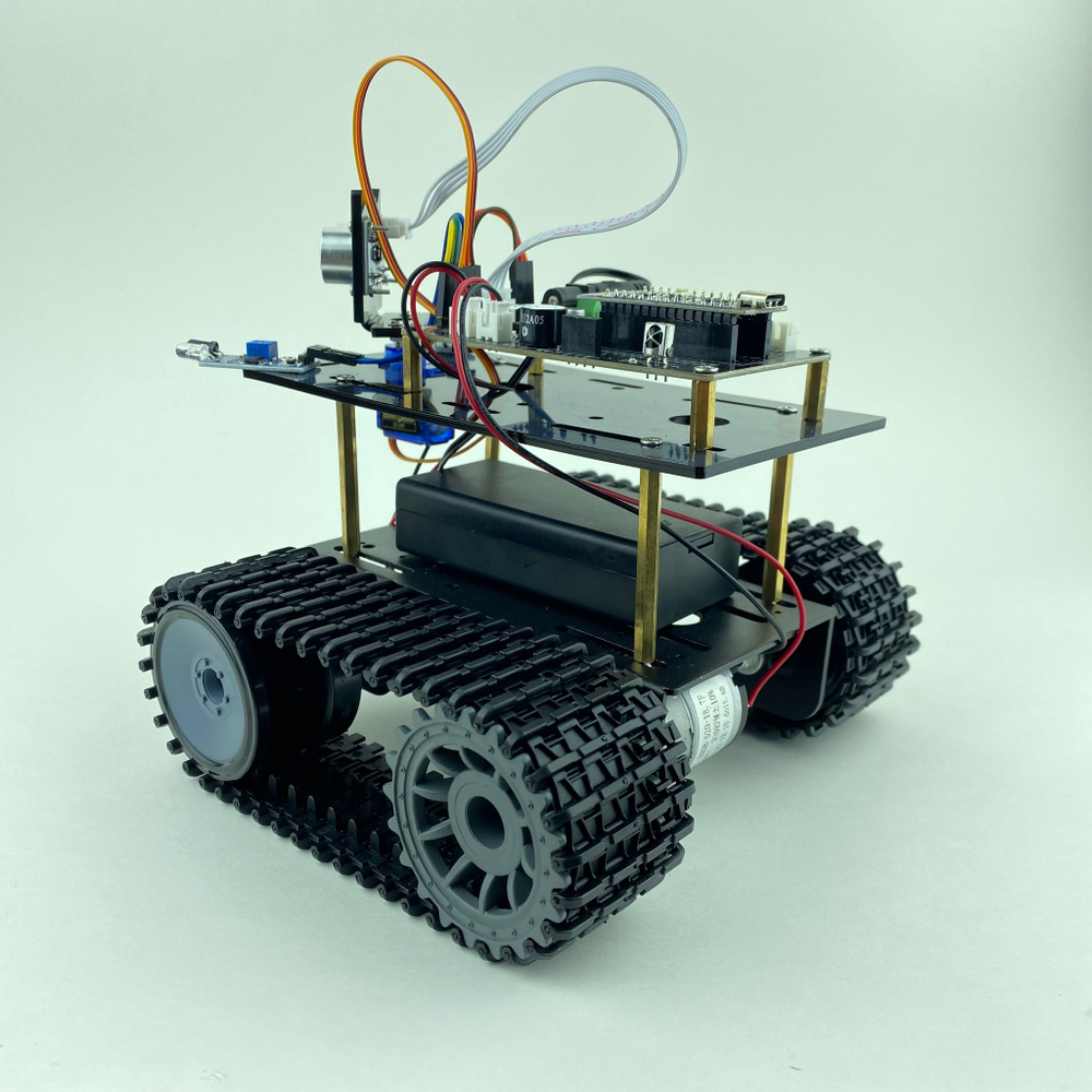 Набор для моделирования гусеничного танка на Ардуино (Tank kit arduino)