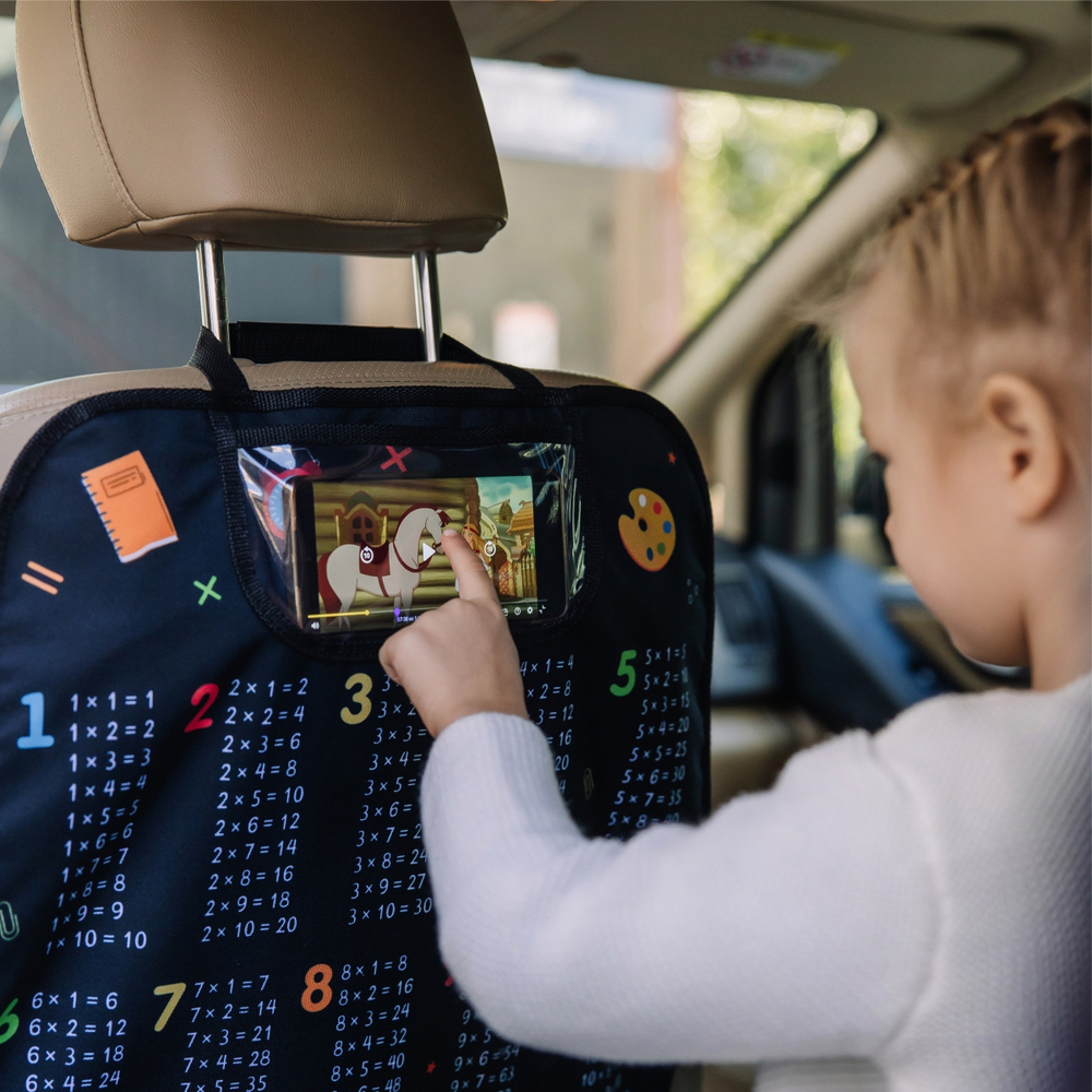 Накидка на сидение автомобиля. Таблица умножения